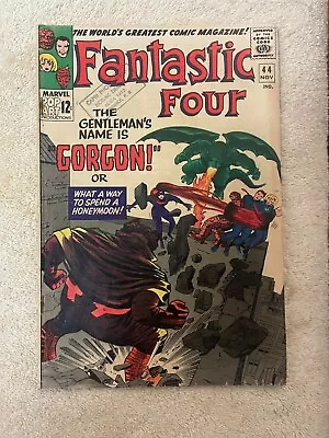 Buy Fantastic Four #44 (RAW 5.0 - MARVEL 1965) 1st Gorgon. Stan Lee. Jack Kirby • 81.09£