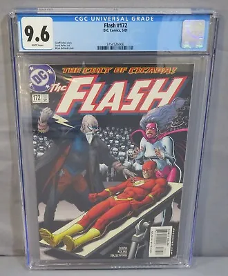 Buy FLASH #172 (Brian Bolland Cover, Geoff Johns Story) CGC 9.6 NM+ DC Comics 2001 • 31.71£