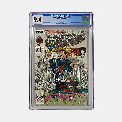 Buy Amazing Spider-Man #315 Vol. 1 CGC 9.4 Slabbed Comic. 1989 Cent Copy • 150£