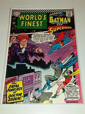 Buy Worlds Finest #160 Fn+ (6.5) September 1966 Batman Superman Dc Comics * • 23.99£