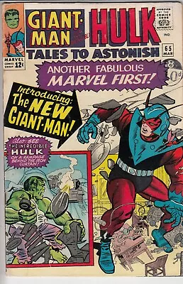 Buy Tales To Astonish 65 - 1965 - New Giant-Man Costume - Fine + REDUCED PRICE • 37.50£