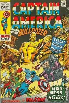 Buy Captain America #133 VG- 3.5 1971 Stock Image Low Grade • 8.83£