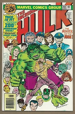 Buy 🔥incredible Hulk #200*marvel, 1976*john Romita*doc Samson*fn-* • 15.76£
