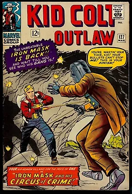 Buy Kid Colt Outlaw #127...Nice Copy. Silver Age Western... Iron Mask! • 40.17£