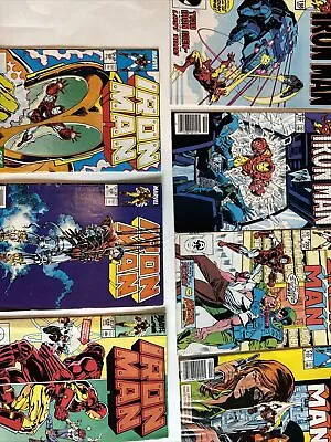 Buy Lot Of 7 Volume 1 1986 Marvel Iron Man Issues #198 199 202 203 223 232 & 255 • 16.09£
