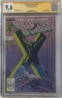 Buy X-MEN #251 CGC 9.6 1989 SS Mark Silvestri Iconic Wolverine Cover! 💎🔥 • 240.95£