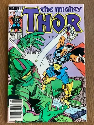 Buy The Mighty Thor #358 - When Dalliance Was In Flower! - (Marvel Aug. 1985) • 2.79£