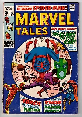 Buy Marvel Tales #23 1969 Spidey Thor Human Torch Silver Age Giant 68 Pages! • 7.78£