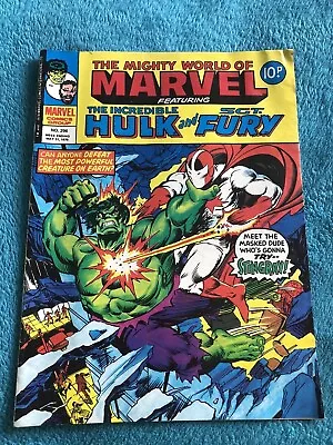 Buy Mighty World Of Marvel INCREDIBLE HULK And SGT FURY #296 May 31 1978 Comic • 6.99£