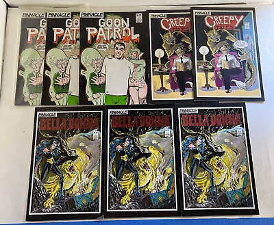 Buy Pinnacle GOON PATROL #1, Creepy Tales #1, Bella Donna #1, Horror, Lot Of 8 Comic • 19.82£