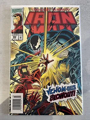 Buy Marvel Comics Iron Man #302 Scarce Newsstand Variant • 19.99£