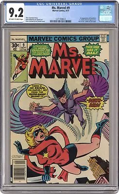 Buy Ms. Marvel #9 CGC 9.2 1977 1271709012 • 285.13£