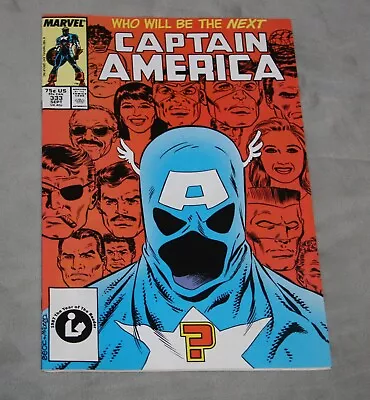 Buy Marvel Captain America #333 1st App. John Walker - 🔥High Grade💲 • 15.98£