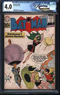 Buy D.C Comics Batman 141 8/61 FANTAST CGC 7.5 Off White Pages • 195.68£