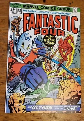 Buy Vintage Fantastic Four #150 1974 Avengers, Ultron, Wedding Hi Grade, Hi Res Pics • 11.85£