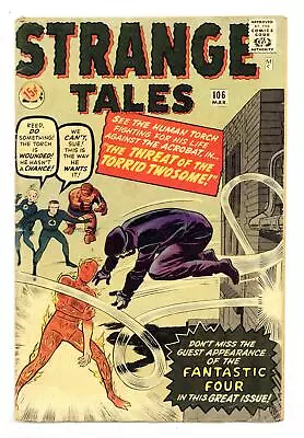 Buy Strange Tales #106 GD+ 2.5 1963 • 38.36£