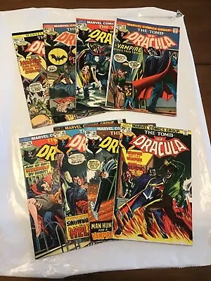 Buy Lot Of (8) Marvel Comics Tomb Of Dracula #14-21 Mid Grade • 160.11£