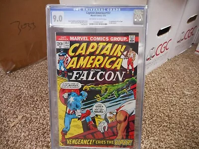 Buy Captain America 157 Cgc 9.0 Marvel 1973 1st Appearance Of Viper Jordan Stryke NM • 103.08£
