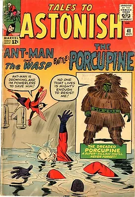 Buy Tales To Astonish   # 48     VERY GOOD      October 1963      See Photos • 67.96£