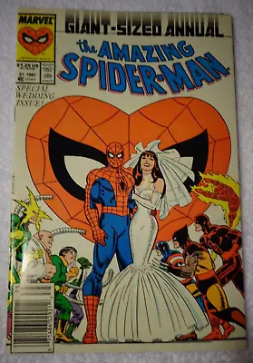Buy Amazing Spider-man Annual 21 Wedding Issue, NM/NM- • 32.43£