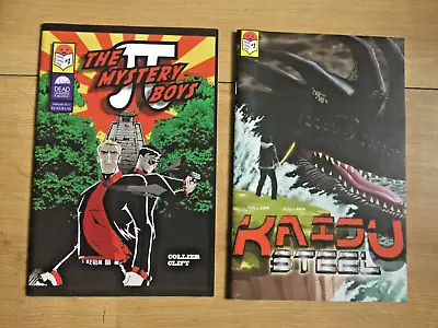 Buy Signed 'Kaiju Steel'#1/ 'The Mystery Boys'#1: Japan Comic Aid #Lee Killeen • 15£