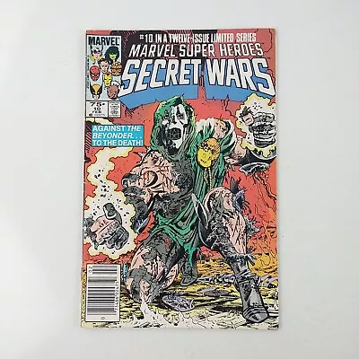 Buy Marvel Super-Heroes Secret Wars #10 VG/FN Newsstand Doom Cover (1985 Marvel • 5.53£