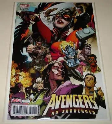 Buy AVENGERS # 675 Marvel Comic (May 2018)  NM  Scarcer 3rd PRINTING VARIANT • 4.50£