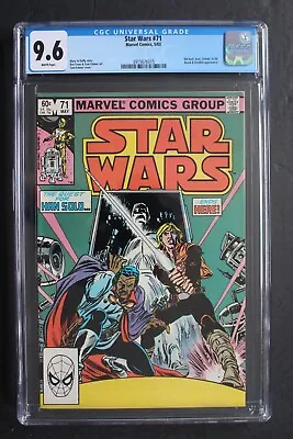 Buy Star Wars #71 1st Full BOSSK 1983 Marvel Duel Dani Chihdo IG-88 Drebble CGC 9.6 • 87.27£
