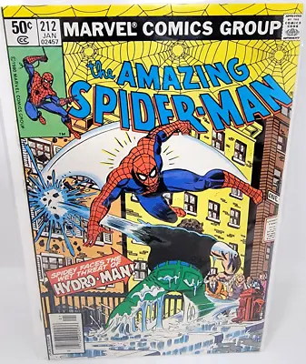 Buy Amazing Spider-man #212 Hydro-man 1st Appearance *1981* Newsstand 8.5 • 31.59£