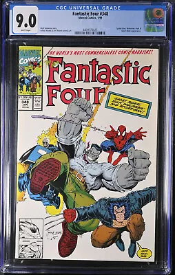 Buy Fantastic Four #348 CGC 9.0 New Slab - Spider-Man, Wolverine, Hulk, Ghost Rider • 32.17£