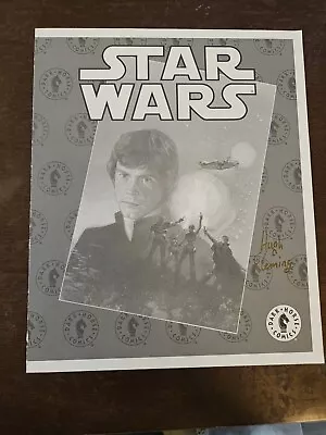 Buy Star Wars Promo Sheet Dark Horse SDCC 95 Hand Signed By Hugh Flemming • 23.71£