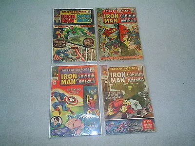 Buy TALES OF SUSPENSE Iron Man Captain America 12 Cents # 62 66 68 69 Silver 12 Cent • 141.90£