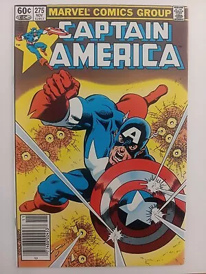 Buy Captain America # 275 Newsstand Key 1st New Zemo 1982 MCU Thunderbolts Mike Zeck • 11.90£