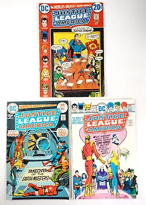 Buy Justice League Of America #105 118 121 (1973 DC) Comics Lot Red Tornado Joins • 9.58£