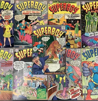 Buy Superboy #130 131 132 134 136 137 139 140 141 142 Silver Age Comic Book Lot Swan • 56.29£