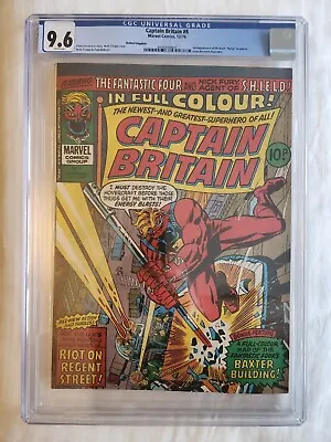 Buy Captain Britain #8 CGC 9.6 WP 1st Appearance Of BETSY BRADDOCK / PSYLOCKE X-MEN • 895£