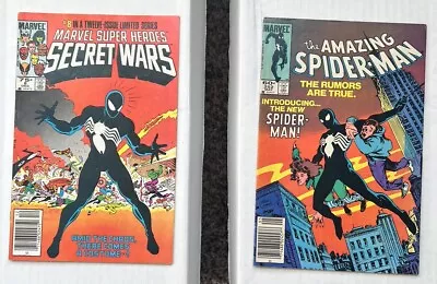 Buy Amazing Spider-Man #252 And Marvel Secret Wars #8 VENOM COMBO!!! • 276.28£