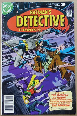 Buy Detective Comics #473, Classic 'batman' With A Great 'penguin' Story, Vf. • 12£