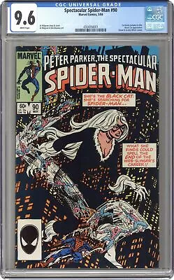 Buy Spectacular Spider-Man Peter Parker #90D CGC 9.6 1984 4304058001 • 103.57£