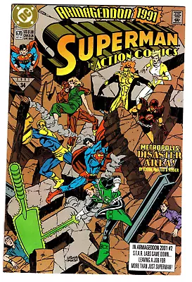 Buy Action Comics #670 - Metropolis Disaster Area! (2) • 7.23£