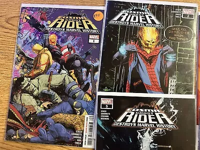Buy Cosmic Ghost Rider Destroys Marvel History (Marvel Comics 2019)complete Set • 35.58£