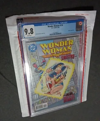 Buy Wonder Woman 110 CGC 9.8 Story & Art By John Byrne 1996 DC Comics FREE SHIPPING! • 110.85£