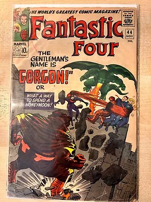 Buy Fantastic Four #44 November 1965 FAIR CONDITION, SILVER AGE GORGON • 20£