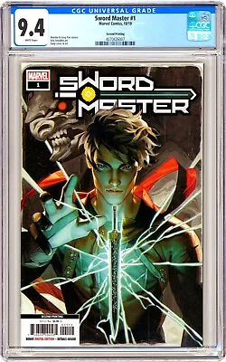 Buy Marvel SWORD MASTER (2019) #1 CGC 9.4 NM 2nd Print VARIANT Key 1st App • 80.08£