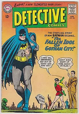Buy Detective Comics #330 With Batman, Robin & Elongated Man, Very Good - Fine Cond • 22.14£