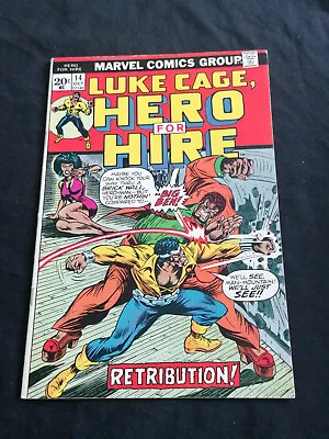 Buy Hero For Hire #14 - Marvel Comics - 1973 - 1st Print - Power Man • 19£