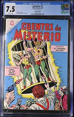 Buy Hawkman #3 CGC 7.5 Cuentos De Misterio #56 Mexican Edition Novaro Mexico 1965 • 280.33£