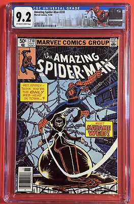 Buy Amazing Spider-man #210 (marvel 1980) 1st Madame Web | Custom Label | Cgc 9.2 • 152.08£