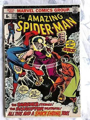 Buy Amazing Spider-Man 118 (1973) Adapts Spectacular Spiderman Mag 1 Story • 12.99£