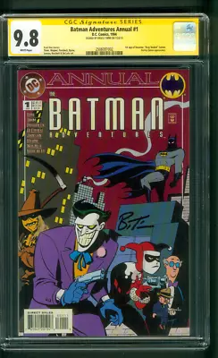 Buy Batman Adventures Annual 1 CGC SS 9.8 Bruce Timm 3rd Harley Quinn 1994 • 562.44£
